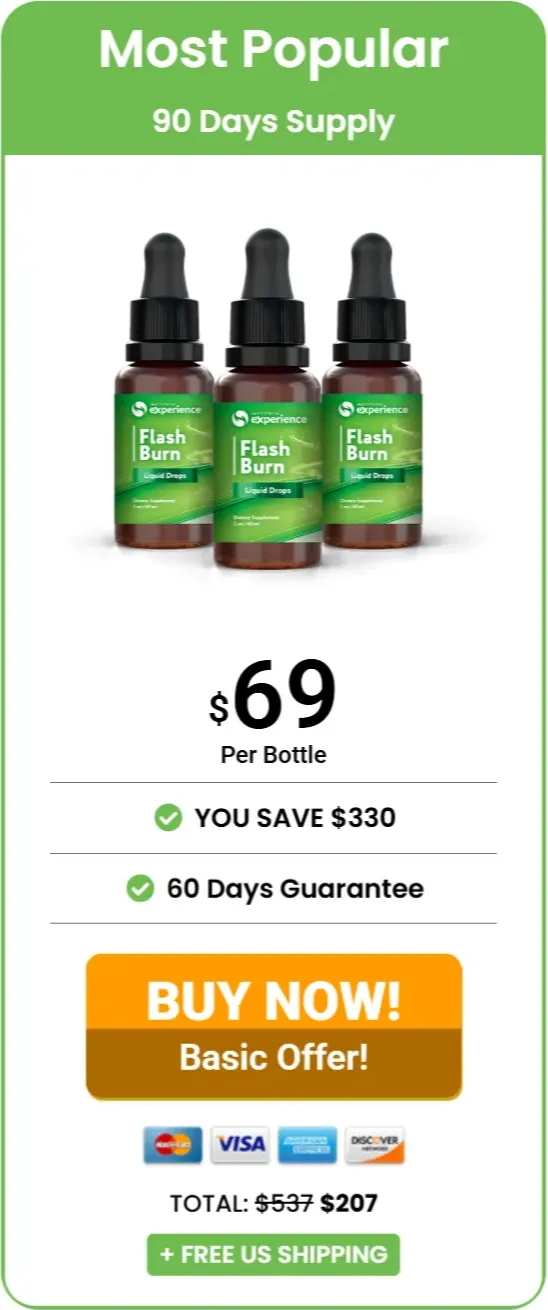 Flash Burn price 3 bottle