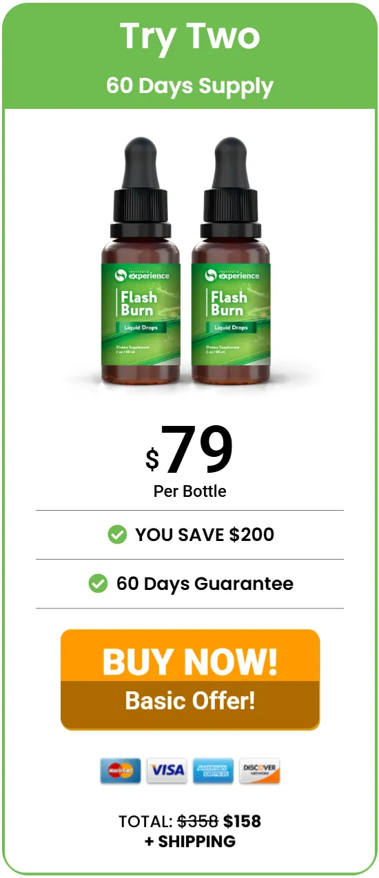 Flash Burn price 2 bottle